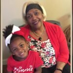 Cloe Woods and her grandma Claudia