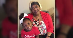 Cloe Woods and her grandma Claudia