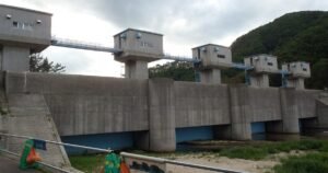 Fudai Floodgate (by seaside) in Japan