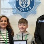 Zac Howells awarded a Chief Constable's Commendation for his bravery